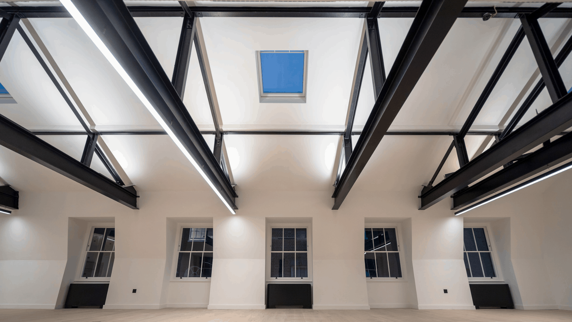 22 Bedford Square Ceiling Beams