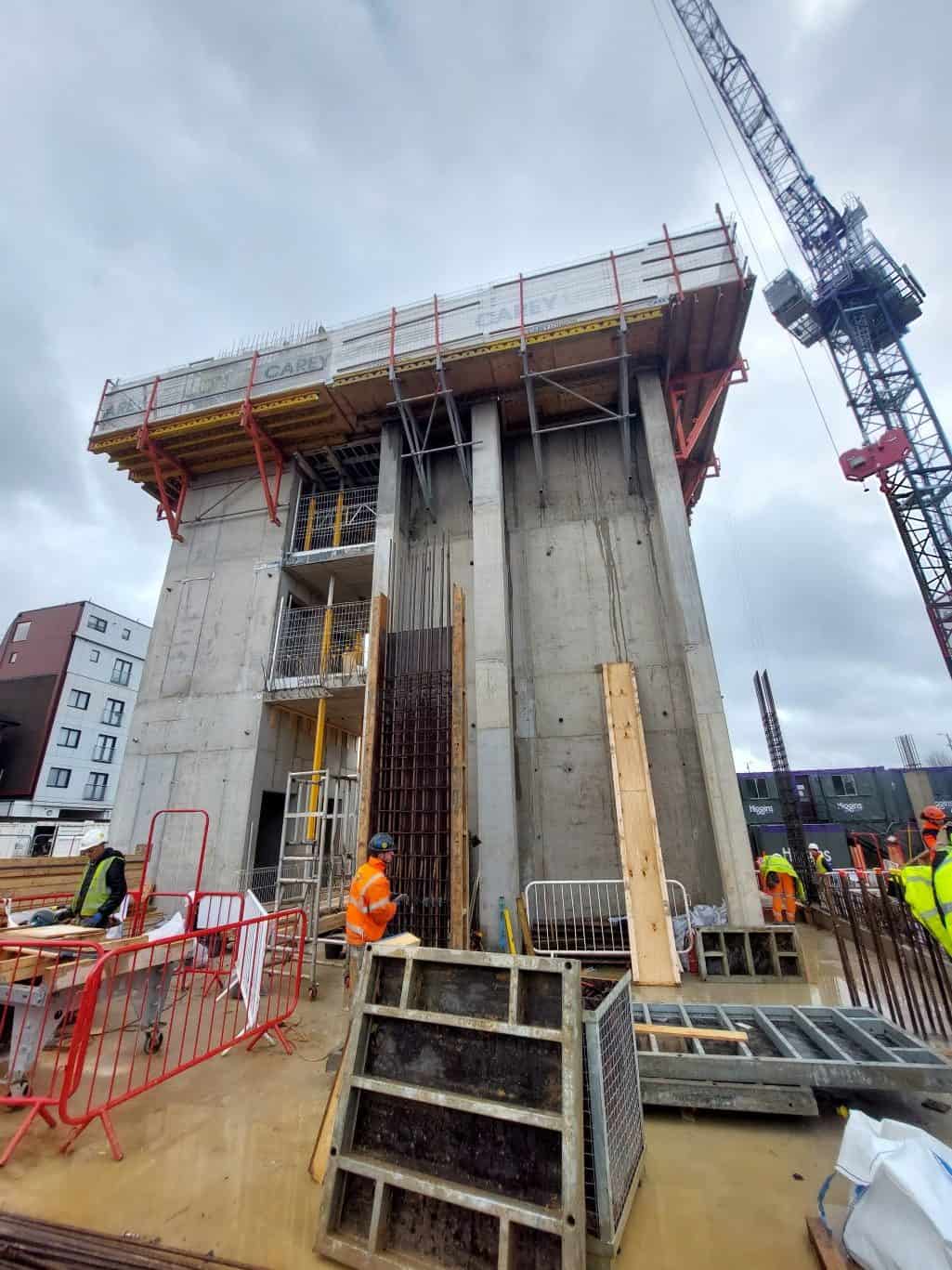 Byfleet construction 2