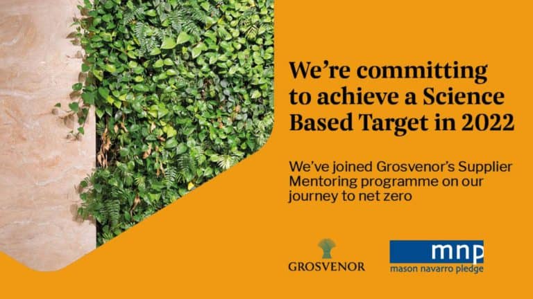 Mason Navarro Pledge Joins Grosvenor Net Zero Programme