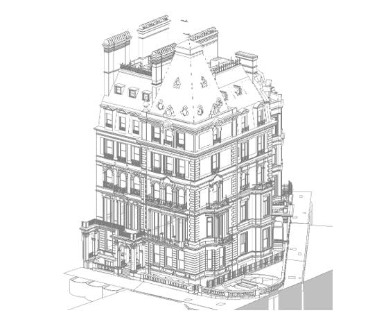 36-38 Grosvenor Gardens Revit